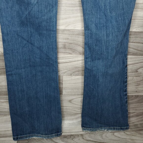 Ariat Women's Ruby Classic Blue Boot Cut Jeans Size 33x32 Charm Zipper - Picture 11 of 16